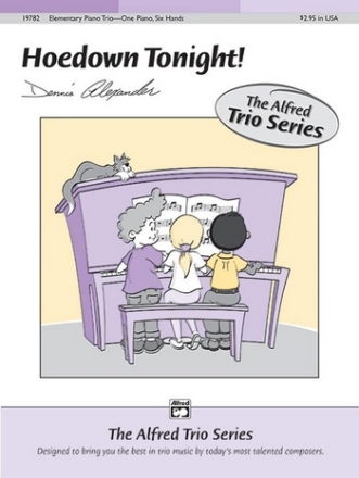 Hoedown tonight for piano 6 hands score