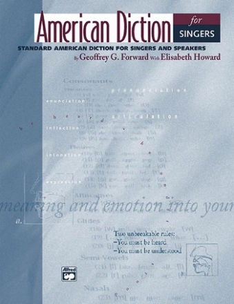AMERICAN DICTION FOR SINGERS BK & CD  Voice and piano (classical)
