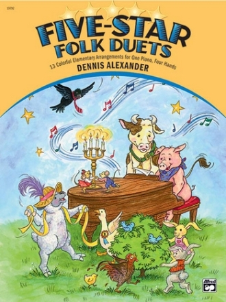 5-STAR FOLK DUETS/BK  Piano duet