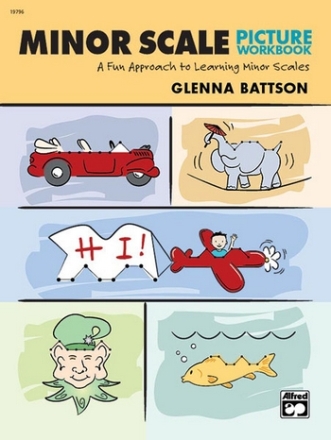 Battson, Glenna Minor Scale Picture Workbook  Piano teaching material