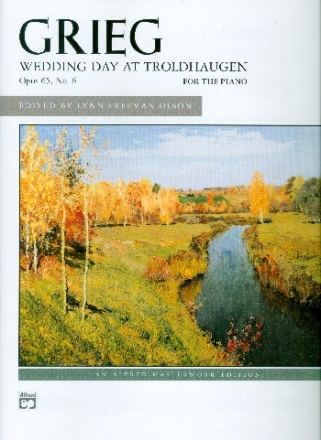 Wedding day at Troldhaugen op.65,6 fr Klavier