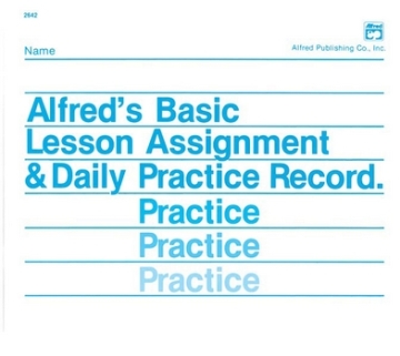 Palmer, Manus & Lethco Lesson Assignment and Practice Record  General Musicianship texts