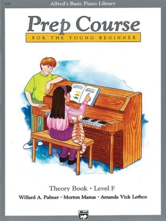 Palmer, Manus & Lethco Alfred Prep Course Theory Book Level F  Piano teaching material
