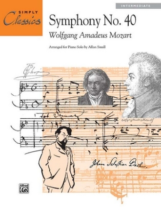 Mozart, W.A arr. Small, A Symphony No.40 opening (simply classics)  Piano Solo