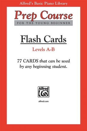 Alfred Prep Course Flash Cards Levels A-B for piano