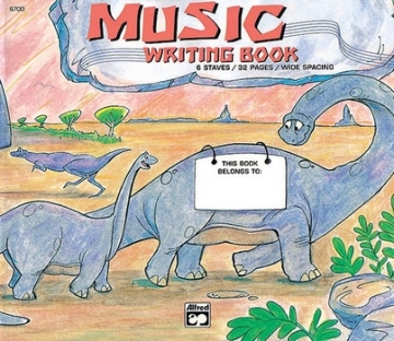 Alfred's Basic Music Writing Books. 32pg  Manuscript Paper