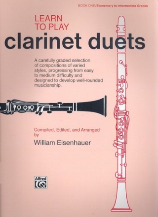 Learn to play Clarinet Duets vol.1 for clarinets