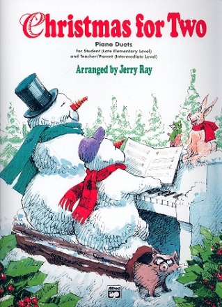 Christmas for two for piano 4 hands score