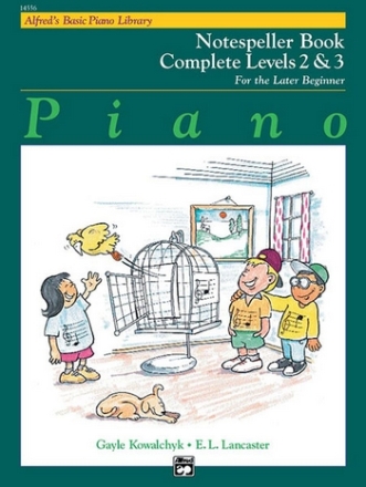 Kowalchyk & Lancaster Alfred's Basic Piano Notespeller Cmp 2/3  Piano teaching material