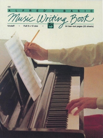 Music Writing Book. 12 stave 64 pages  Manuscript Paper