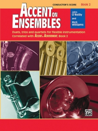 Accent on Ensembles vol.2 for 2-x wind instruments (ensemble/concert band) conductor's score
