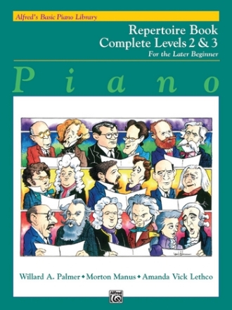 ALfred's Basic Piano Repertoire Cmpl 2/3  Piano teaching material