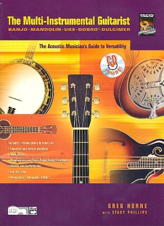 The Multi-Instrumental Guitarist (+CD): banjo - mandolin - uke - dobro - dulcimer