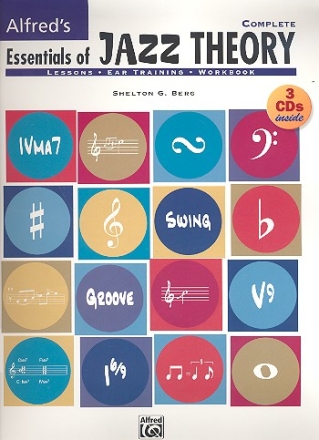 Essentials of Jazz Theory complete vol.1-3 (+ 3 CD's) wire bound