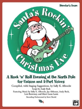 Various Santa's Rockin Christmas Eve BK&CD  Classroom Materials