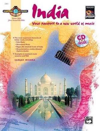 India (+CD) for guitar Your passport to a new world of music (notes and tab)