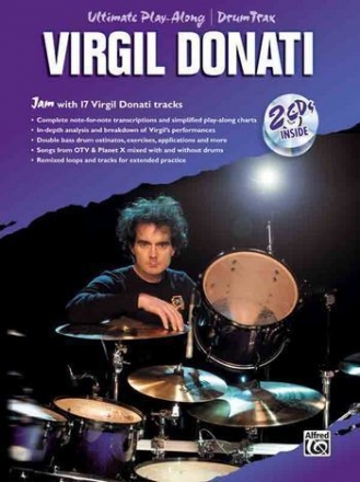 Virgil Donati Ultimate Playalong Drum Trax (+2 CD's) Jam with 17 Virgil Donati Tracks