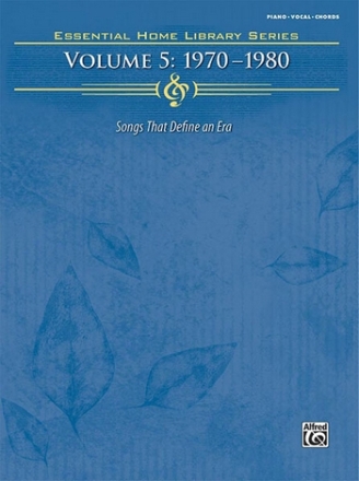 Essential Home Library vol.5: 1970-1980 songbook piano/vocal/guitar