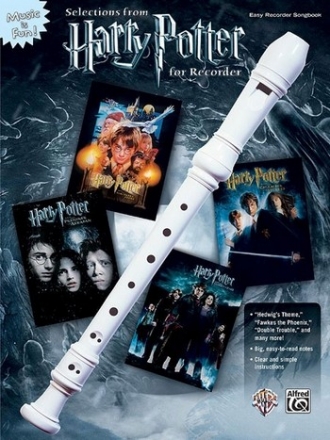 Harry  Potter Selections (+instrument): for easy recorder mit Kunststoff-Fl�te