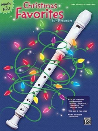 Various Christmas Favorites For Recorder BK&REC  Recorder solo