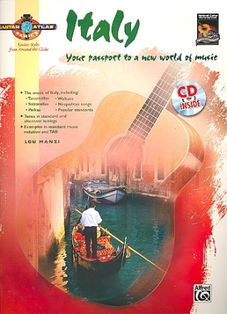 Guitar Atlas  - Italy (+CD): for guitar/tab