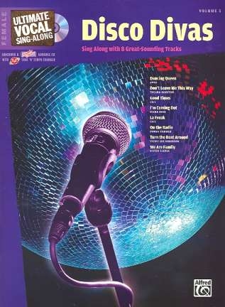 Disco Divas (+CD) for female voice - vocal/guitar songbook