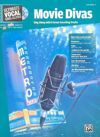 Movie Divas (+CD) for female voice - vocal/guitar songbook