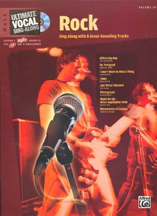 Rock (+CD): for male voice songbook vocal/guitar