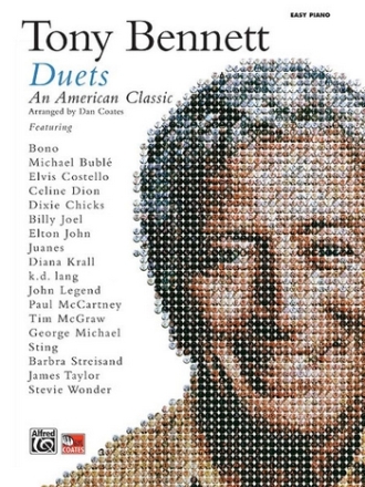 Coates, Dan (arranger) Tony Bennett Duets (easy piano)  Piano Solo