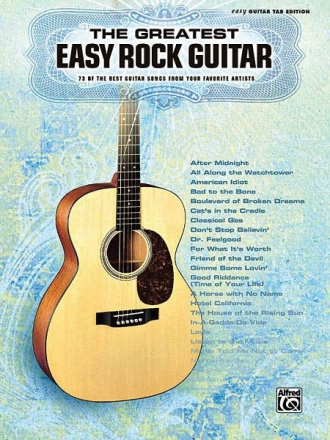 The Greatest Easy Rock Guitar Guitar [TAB] Buch