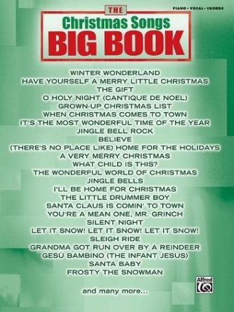 Big Book - Christmas Songs piano/vocal/guitar songbook
