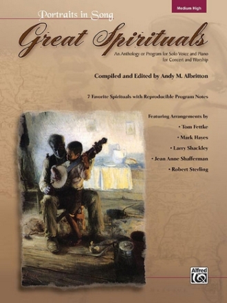 Various Great Spirituals High Voice Bk Only  Voice and piano (classical)