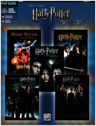 Selections from Harry Potter vol.1-5 + Download for flute