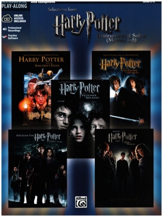 Selections from Harry Potter vol.1-5 (+Online Audio): for alto saxophone