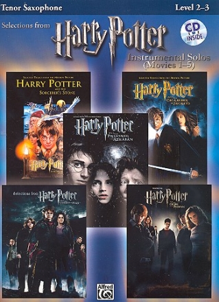 Selections from Harry Potter vol.1-5 (+CD): for tenor saxophone