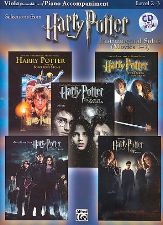 Selections from Harry Potter vol.1-5 (+CD): for viola and piano