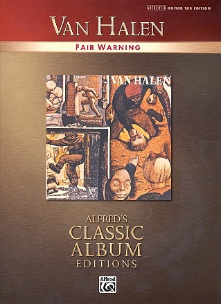 Van Halen: Fair Warning songbook vocal/guitar/tab authentic guitar tab edition