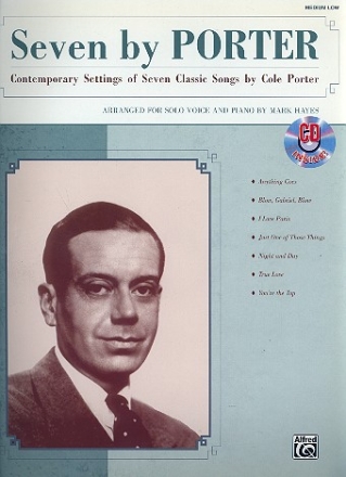 Seven by Porter (+CD) for medium low voice and piano