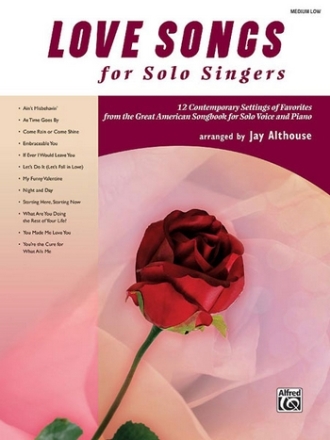 Althouse,J (arranger) Love Songs For Solo Singers M/L Bk Only  Voice and piano (classical)