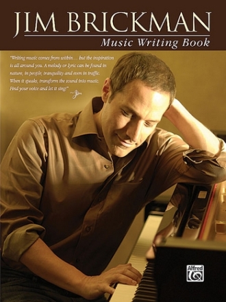 Jim Brickman Music Writing Book  Manuscript Paper