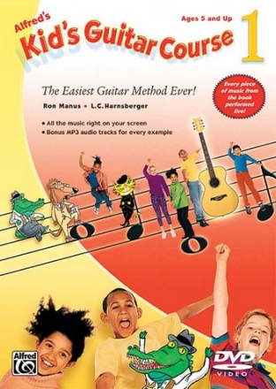 Harnsberger & Manus Kids Guitar Course 1 DVD  DVDs