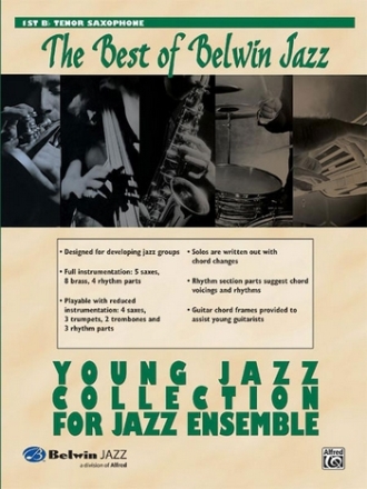 The Best of Belwin Jazz: for jazz ensemble tenor saxophone 1
