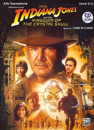 Indiana Jones and the Kingdom of the crystal Skull (+CD) for alto saxophone