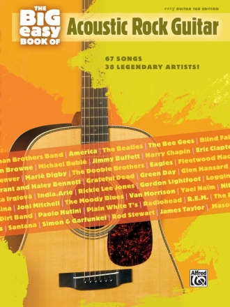 Big Easy Book Of Acoustic Rock Gtr  GTAB Mixed Folio