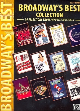 Broadway's Best Collection for easy piano (with text)