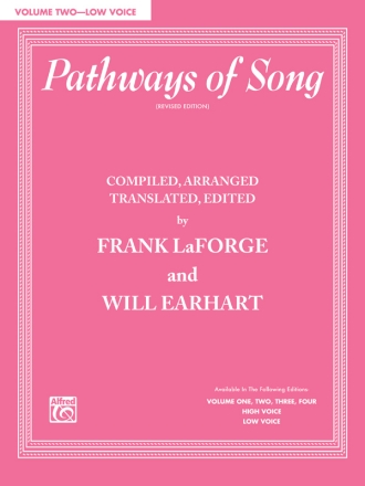 Laforge arr Earhart Pathwa(c/b) Of Song 2 Lo Bk&CD  Solo voice