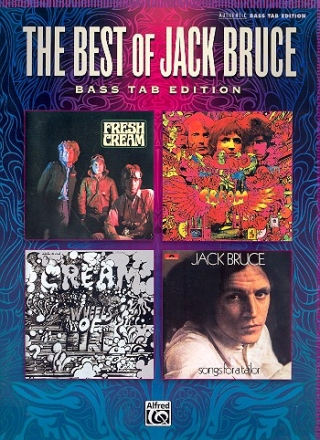 The Best of Jack Bruce songbook vocal/bass/tab Authentic bass tab edition