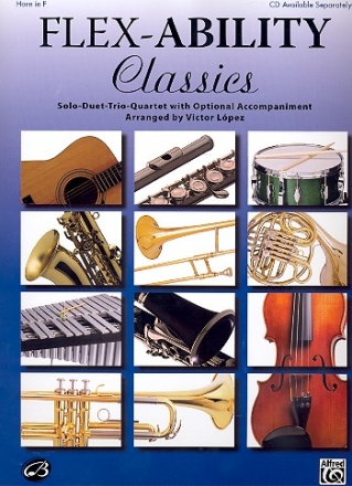 Flex-Ability Classics horn in f Solo-Duet-Trio-Quartet with optional accompaniment