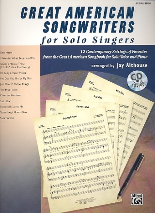 Great American Songwriters for Solo Singers (+CD) for medium-high voice and piano