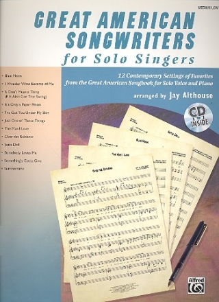 Great American Songwriters for Solo Singers (+CD) for medium-low voice and piano